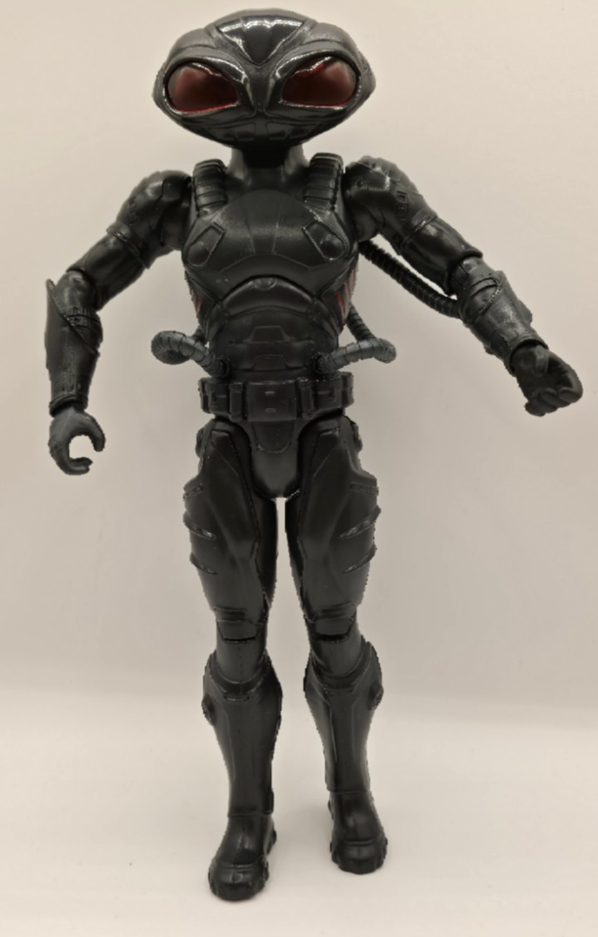DC Aquaman True Moves Black Manta 12" Action Figure - Loose - No Backpack (2018)
